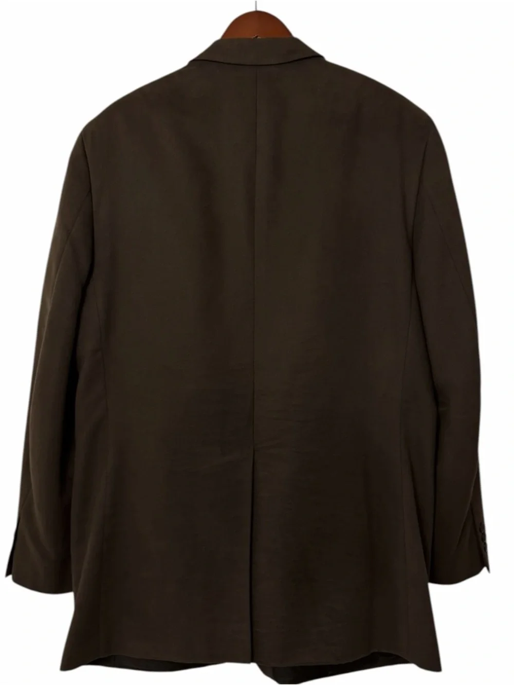 Jeffrey Banks Mens 46L Long Brown Supra Suede Blazer 2-Button Sport Coat Jacket
